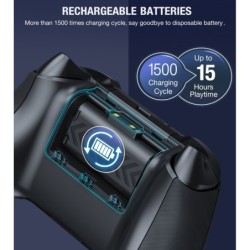 Station de charge double - batterie 1200mAh - USB - pour Xbox One X / Xbox One S