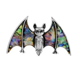 Colorful crystal bat - broochBroches