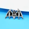 Colorful crystal bat - broochBrooches