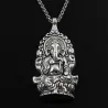 Ganesha Boeddha Olifant hanger - zilveren kettingHalskettingen