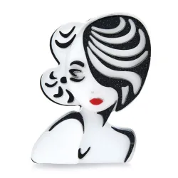 Monroe-broche van acrylBroches