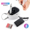 Perceuse à ongles sans fil - kit avec forets - 35000RPM