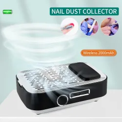 Draadloze nagelstofafscheider - sterke zuigkracht - met herbruikbaar filter - 2000mAh batterij - 80WApparatuur