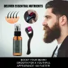 Baard/haargroei essence - spray - met naaldroller massager - anti haaruitvalBaard