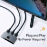 Baseus - 4K HD-switcher - bidirectionele adapter - splitter - converter - voor PS4 TV Box PCSplitters