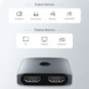 4K HDMI-splitter - 60Hz - 1x2/2x1 adapter - 2 in 1 converterHDMI-schakelaars