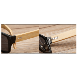 Bamboe houten zonnebril - UV400 - unisexZonnebril