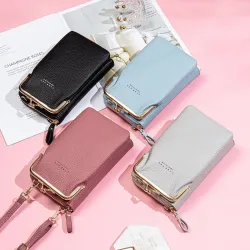 Kleine crossbody tas - portemonnee / telefoonhouder - met ritsTassen