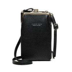 Kleine crossbody tas - portemonnee / telefoonhouder - met ritsTassen