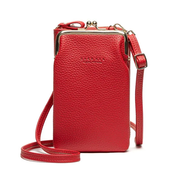Petit sac à bandoulière - porte-monnaie / porte-téléphone - avec fermeture éclair