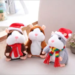 Christmas talking hamster - plush toyCuddly toys