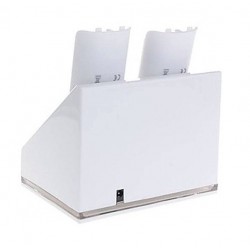 Wii-controller dubbele USB-oplader met 2x 2800mAh-batterijenWii & Wii U