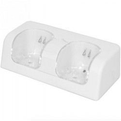 Wii-controller dubbele USB-oplader met 2x 2800mAh-batterijenWii & Wii U