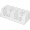 Wii-controller dubbele USB-oplader met 2x 2800mAh-batterijenWii & Wii U