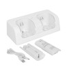 Manette Wii double chargeur USB avec 2 batteries 2800 mAh