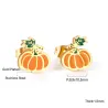 Petites boucles d'oreilles forme végétale - Acier inoxydable 316L