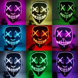 LED-verlichting - Halloween gezichtsmaskerMaskers