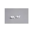 Triple étoile en argent - boucles d'oreilles