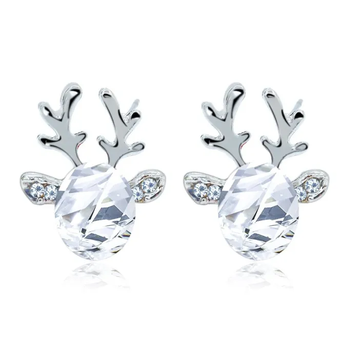 Christmas Elk earrings - with crystalEarrings