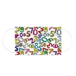 Beschermend gezichts-/mondmasker - 3-laags - wegwerp - cartoonprint - voor kids - 10 stuksMondmaskers