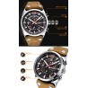 BENYAR - sports Quartz watch - waterproof - leather strapWatches