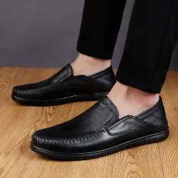 Klassieke herenloafers - instappers - echt leerSchoenen