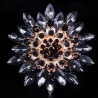 Big daisy flower - crystal broochBrooches