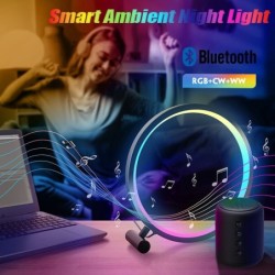 Lumière ambiante intelligente - lampe de nuit - contrôle d'application - USB - LED - RVB