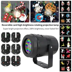 Laserlichtprojector - Kerstpatronen - roterend - LEDKerstmis