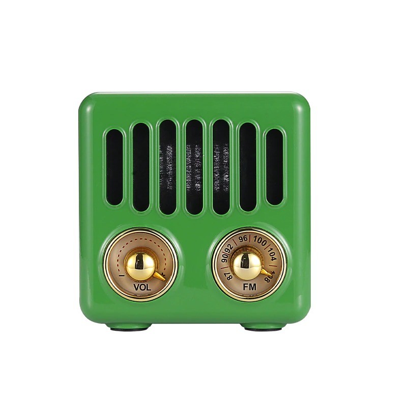 Retro plastic luidspreker - digitale FM-radio - BluetoothBluetooth Luidsprekers