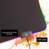 Tapis souris / clavier antidérapant - USB - LED - RGB