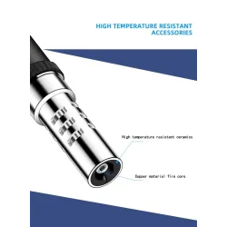 Metal torch gas lighter - windproof - adjustable flameLighters