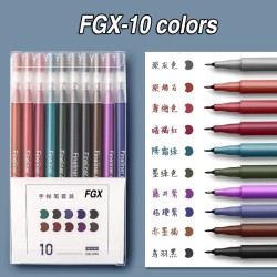 Kleurrijke artistieke pennen - markeerstiften - 10 stuksPennen & Potloden