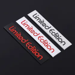 3D autosticker - metalen embleem - LIMITED EDITIONStickers