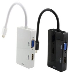 Mini Displayport naar HDMI - adapter - 3 in 1 Thunderbolt - converterHDMI-schakelaars