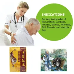 Baume du Tigre - patchs anti-douleur - 64 pièces