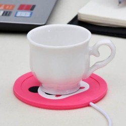 Chauffe tasse silicone - chauffe thé / café / lait - USB - 5V