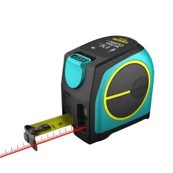 DT10 - 2-in-1 laserafstandsmeter - met digitaal LCD-display - meetlintMeten
