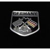 Autocollant de voiture - emblème en métal - drapeau allemand