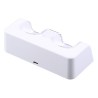 Chargeur double - indicateur LED - pour manette Wii - avec 2 batteries