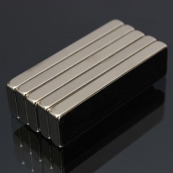 N52 - neodymium magneet - sterk blok - 40 * 10 * 4 mm - 5 stuksN52