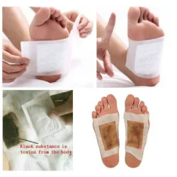 Patchs détox pour les pieds - autocollants en bambou - 10 pièces