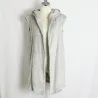 Warm winter fur coat - hooded vestJackets