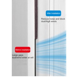 5M - foam zelfklevende afdichtingsstrip - geluiddempend - waterdicht - deuren/ramen isolatieLijmen & plakbanden