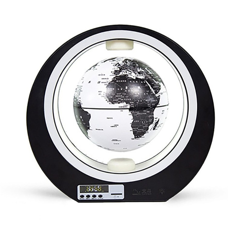 Bluetooth speaker - magnetische levitatie - zwevende wereldbol - met klokBluetooth Luidsprekers