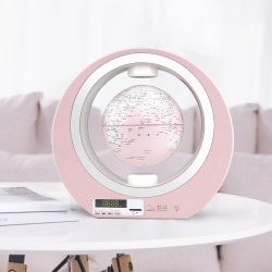 Bluetooth speaker - magnetische levitatie - zwevende wereldbol - met klokBluetooth Luidsprekers