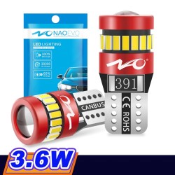 NAO - T10 - W5W - 1.8W - 12V - LED - ampoule de voiture