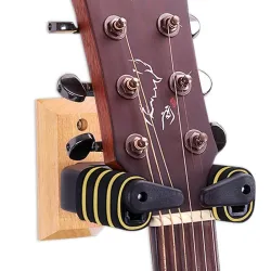 Gitaarbeugel voor wandmontage - antislip - met automatische vergrendelingGitaar