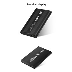 TISHRIC - SSD / HDD-behuizing - externe behuizing - 2,5 inch SATA naar USB 3.0 / USB 2.0HDD behuizing