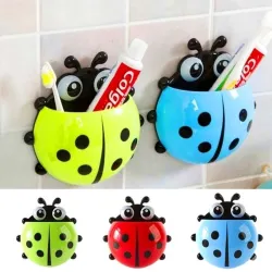 Porte-brosse à dents en forme de coccinelle
